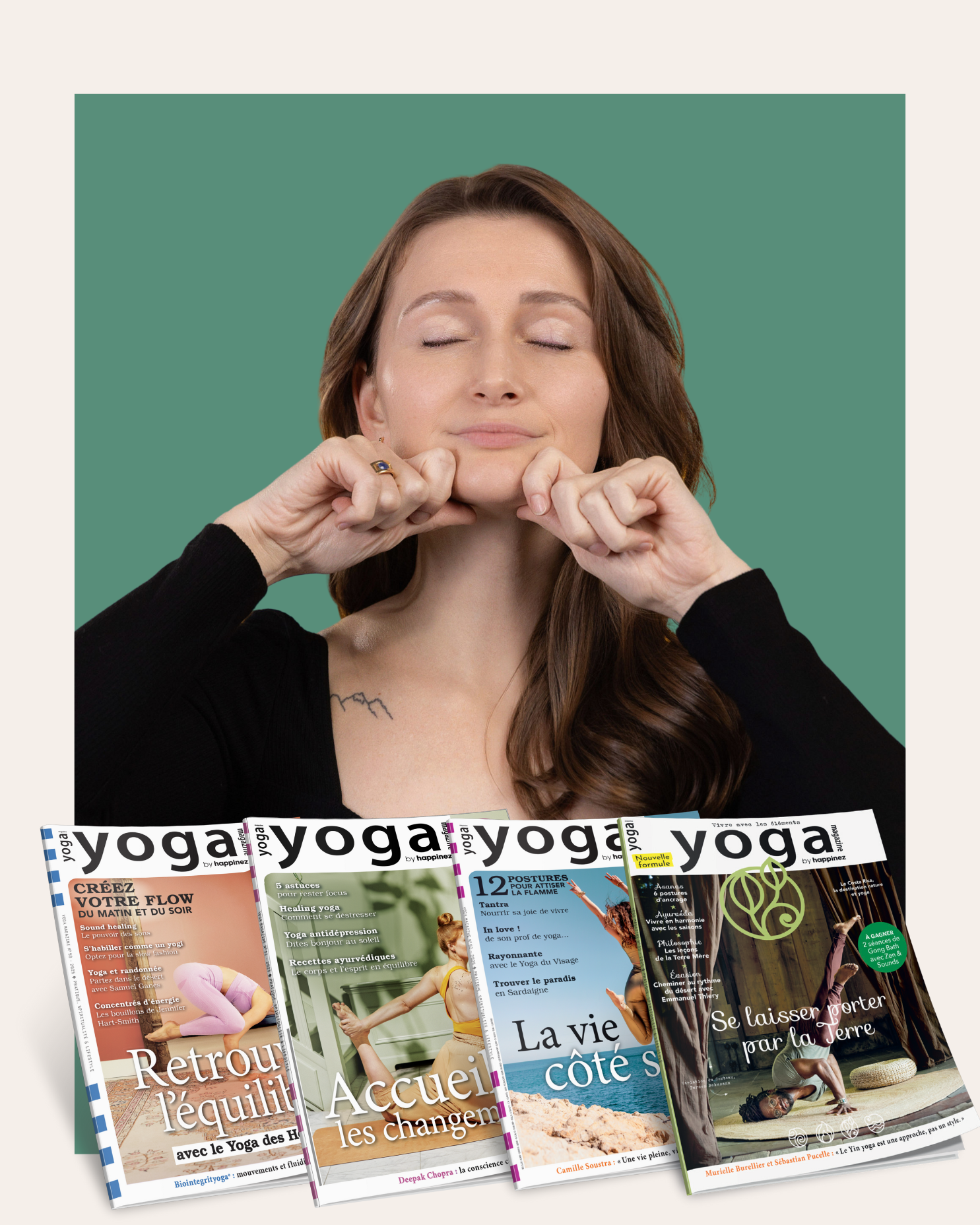 Pack Yoga du visage + Yoga magazine